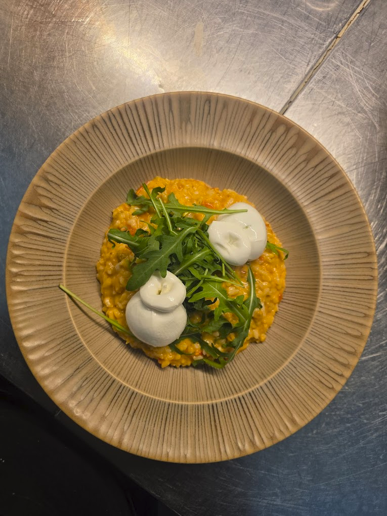 Risotto crémeux aux tons méditerranéens